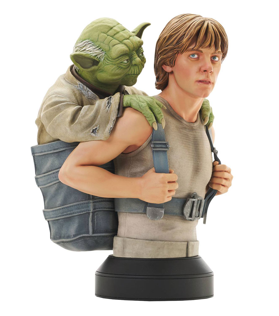 Star Wars Empire Strikes Back Luke With Yoda 1/6 Scale Mini Bust