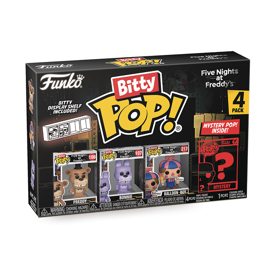 Bitty POP Five Nights At Freddys 4-Pack Figure - Freddy