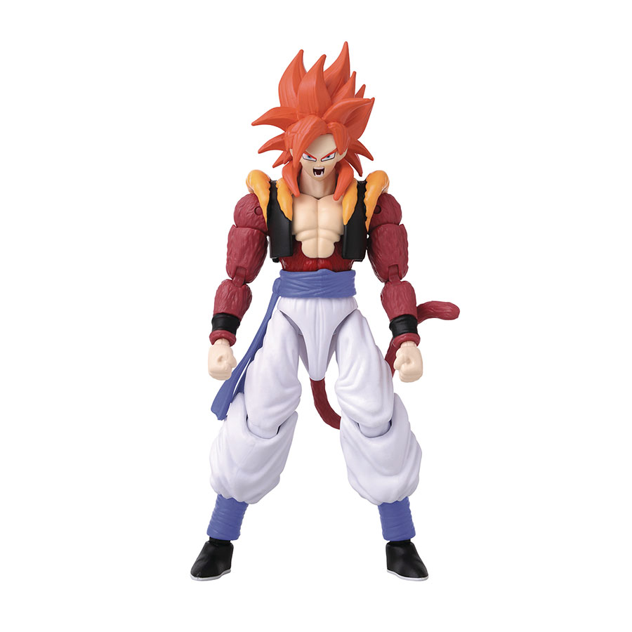 Dragon Ball Super Super Saiyan 4 Gogeta Dragon Stars Power Up Action Figure & Accessory Set