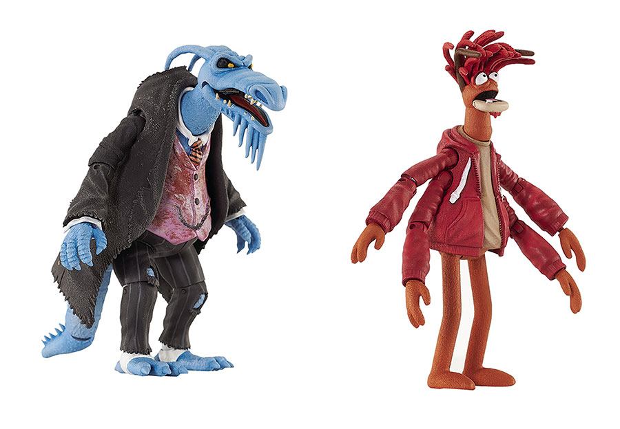 Muppets Uncle Deadly & Pepe The King Prawn Deluxe Action Figure Set