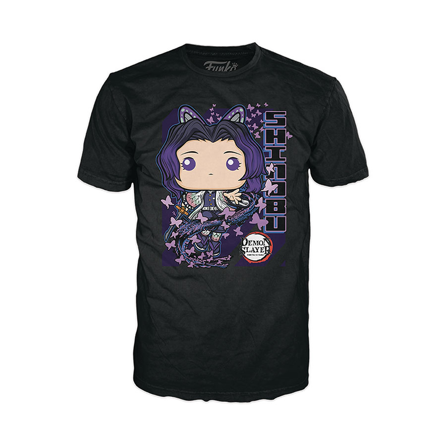POP Boxed Tee Demon Slayer Kimetsu No Yaiba Underwater Shinobu T-Shirt X-Small