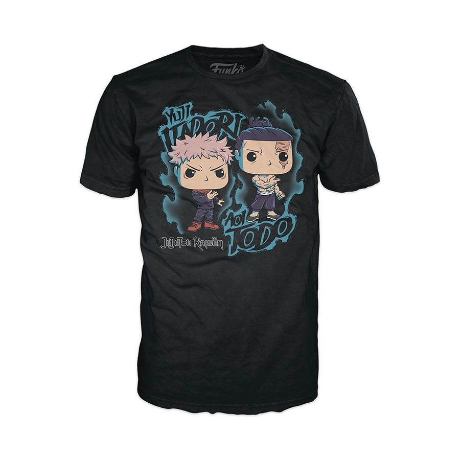 POP Boxed Tee Jujutsu Kaisen Yuji And Aoi T-Shirt Large