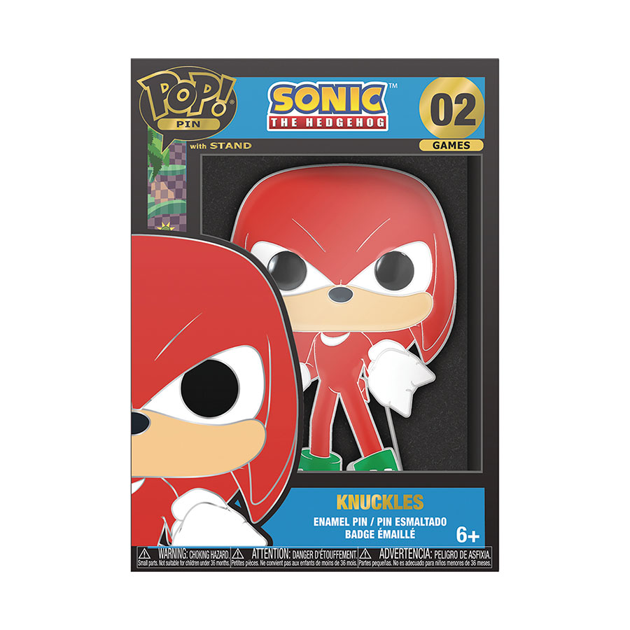 Loungefly x Funko Sonic POP Pin - Knuckles