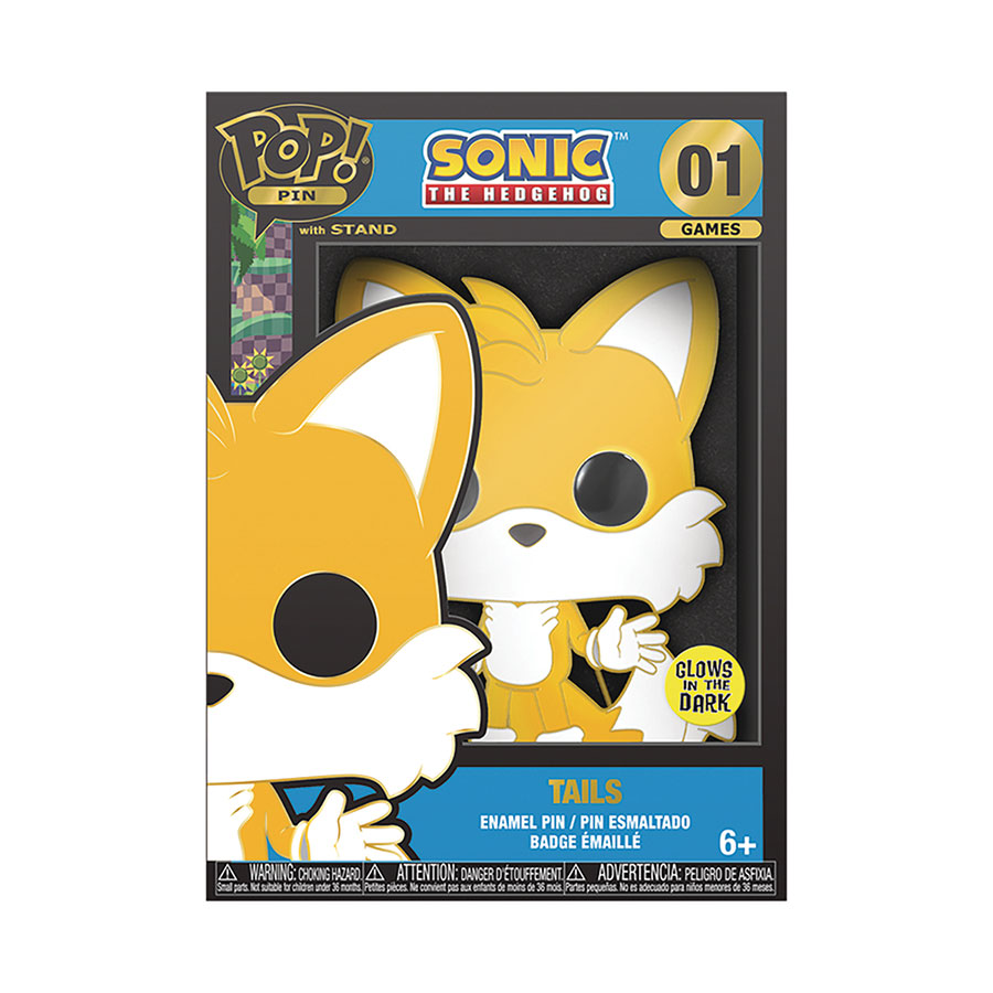 Loungefly x Funko Sonic POP Pin - Tails