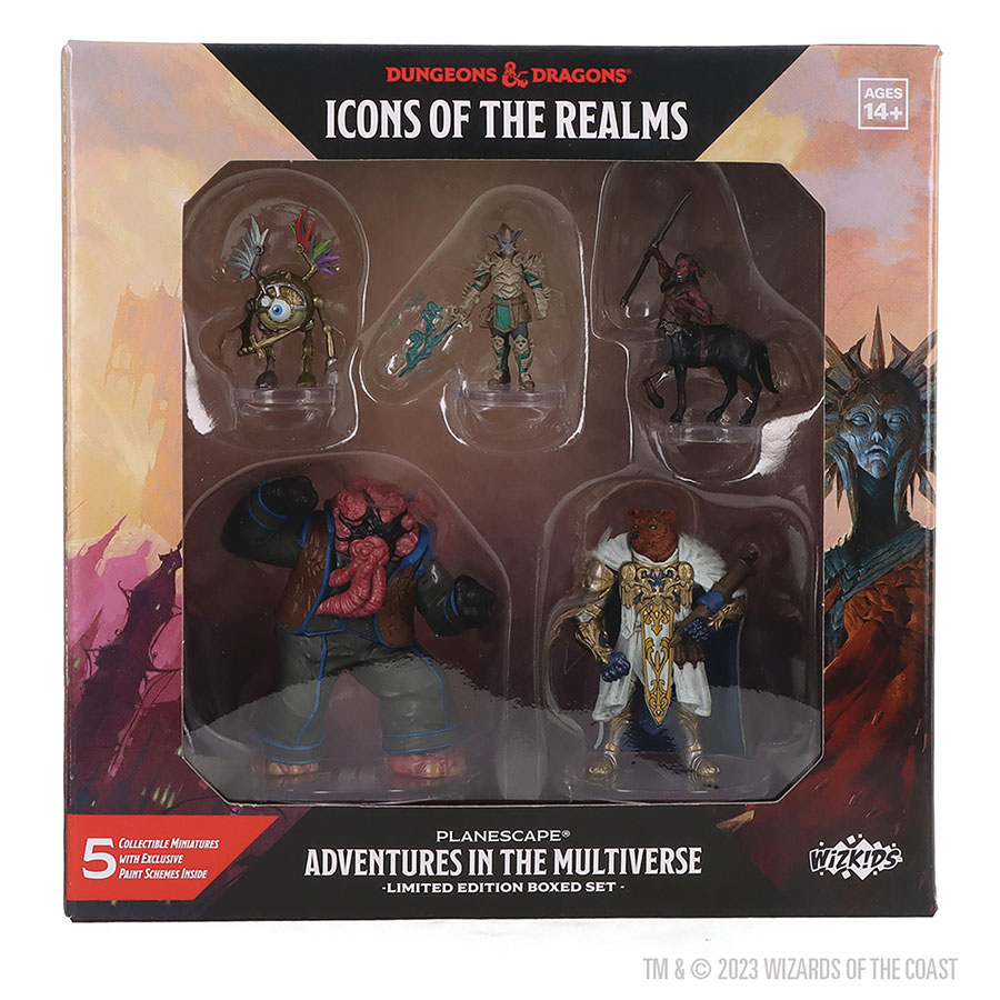 Dungeons & Dragons Icons Of The Realms Planescape Adventures In The Multiverse Limited Edition Box Set