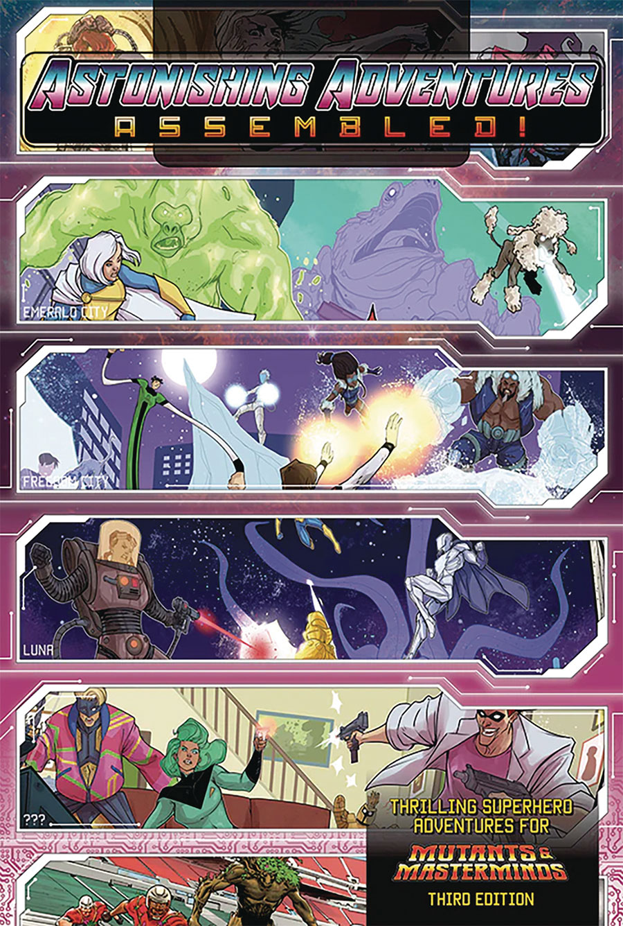 Mutants & Masterminds RPG Astonishing Adventures Assembled SC
