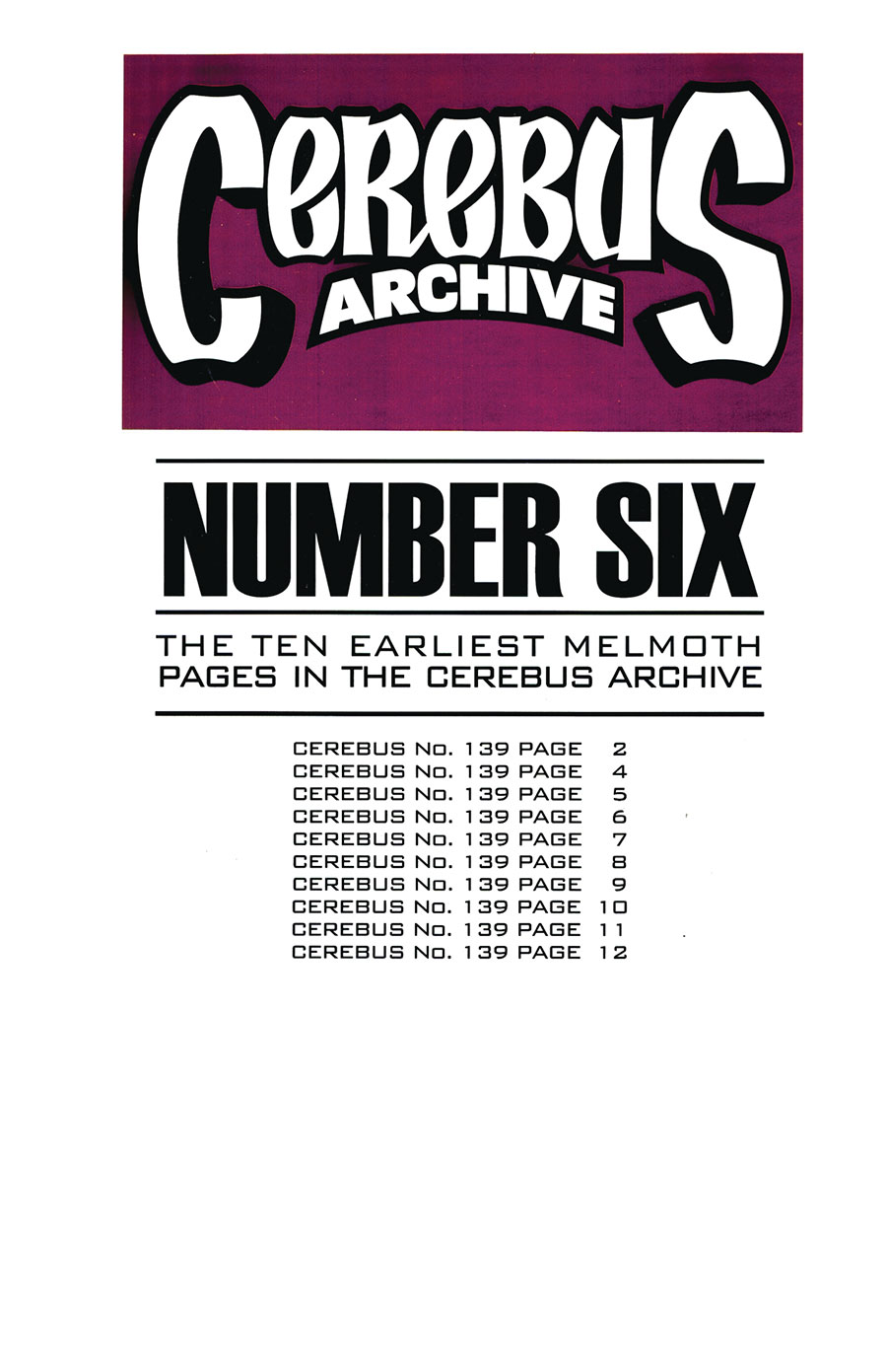 Cerebus Archive Artists Edition Vol 6 TP