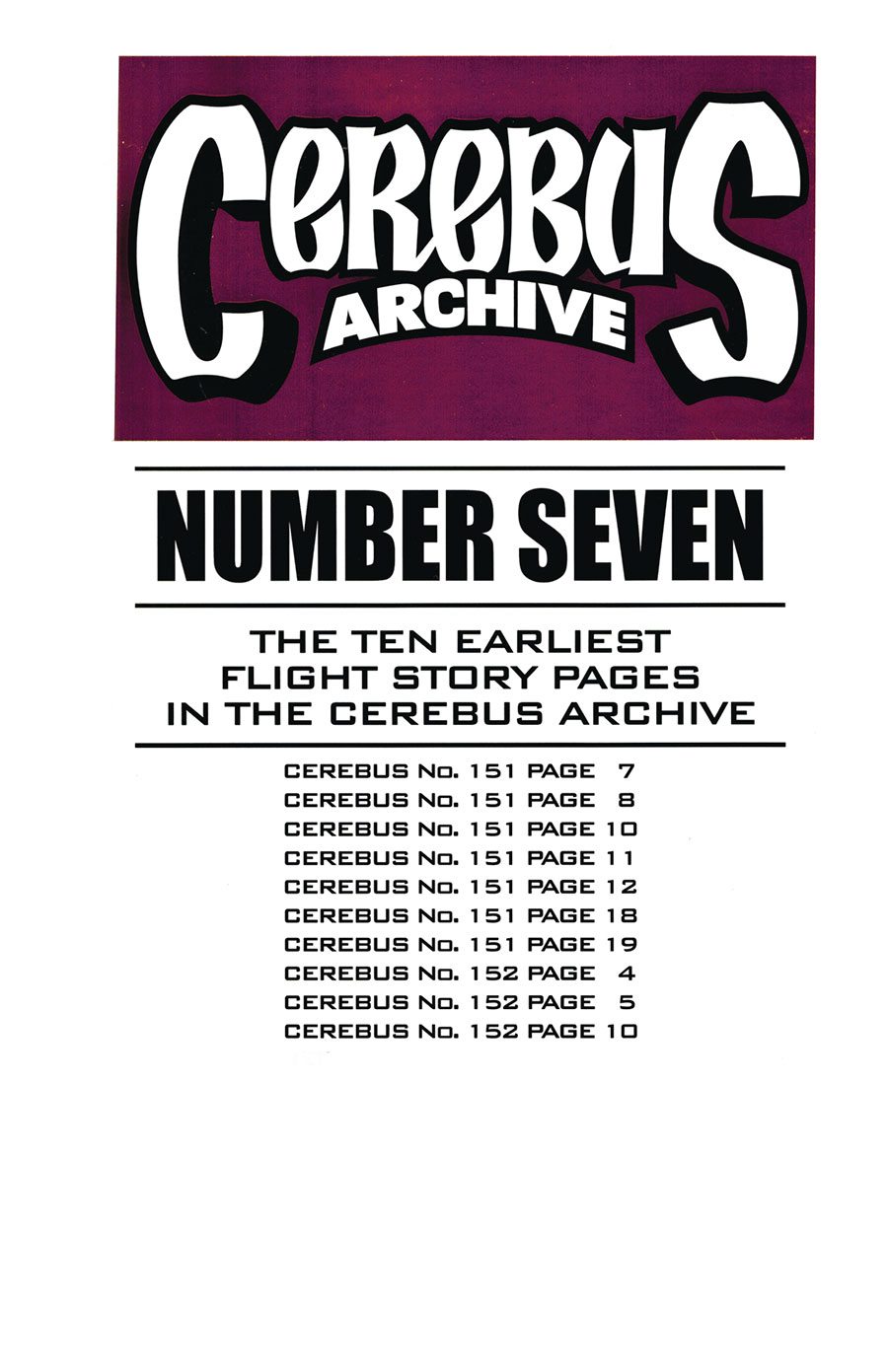 Cerebus Archive Artists Edition Vol 7 TP