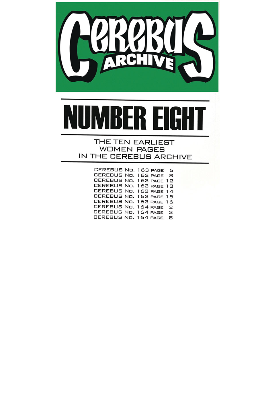 Cerebus Archive Artists Edition Vol 8 TP