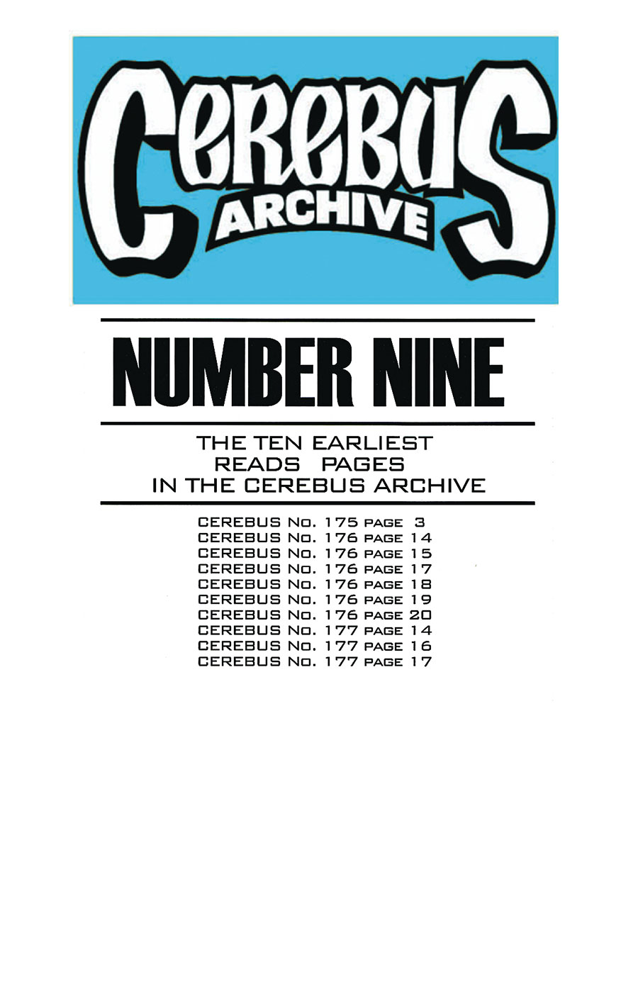 Cerebus Archive Artists Edition Vol 9 TP