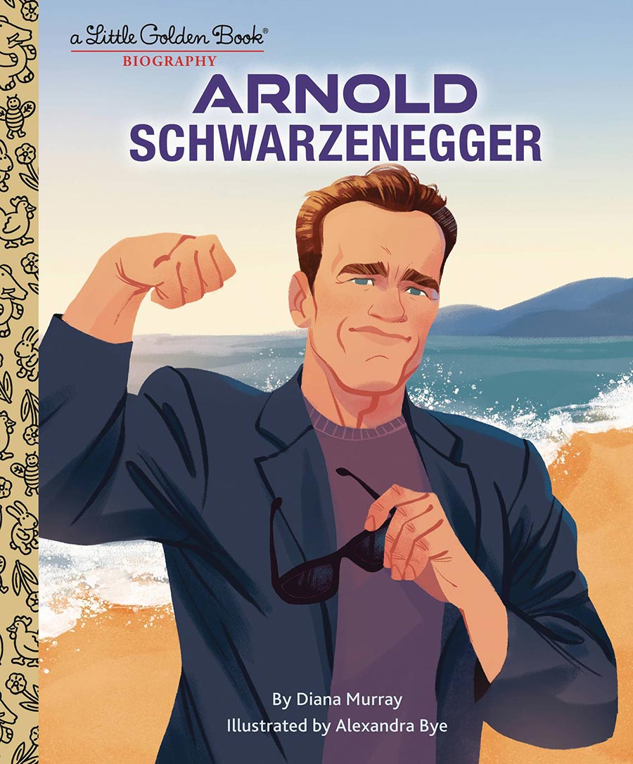Arnold Schwarzenegger Little Golden Book HC