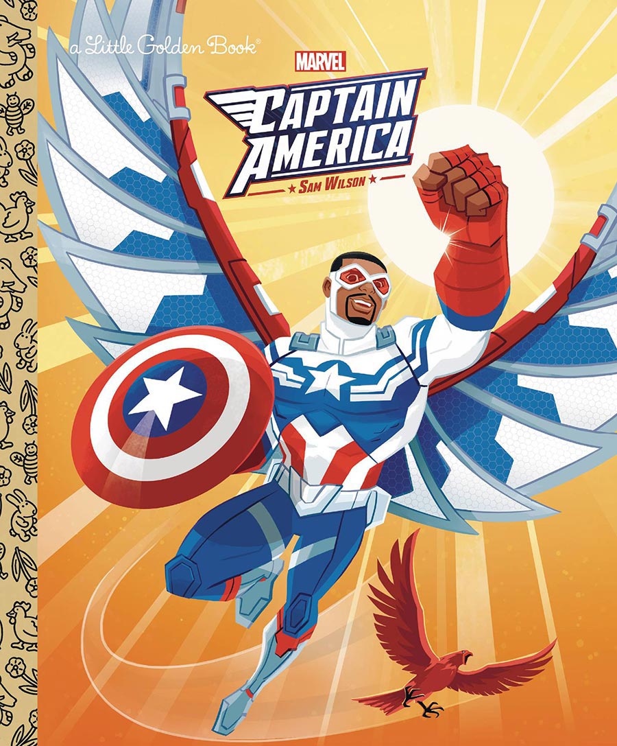 Captain America Sam Wilson Little Golden Book HC