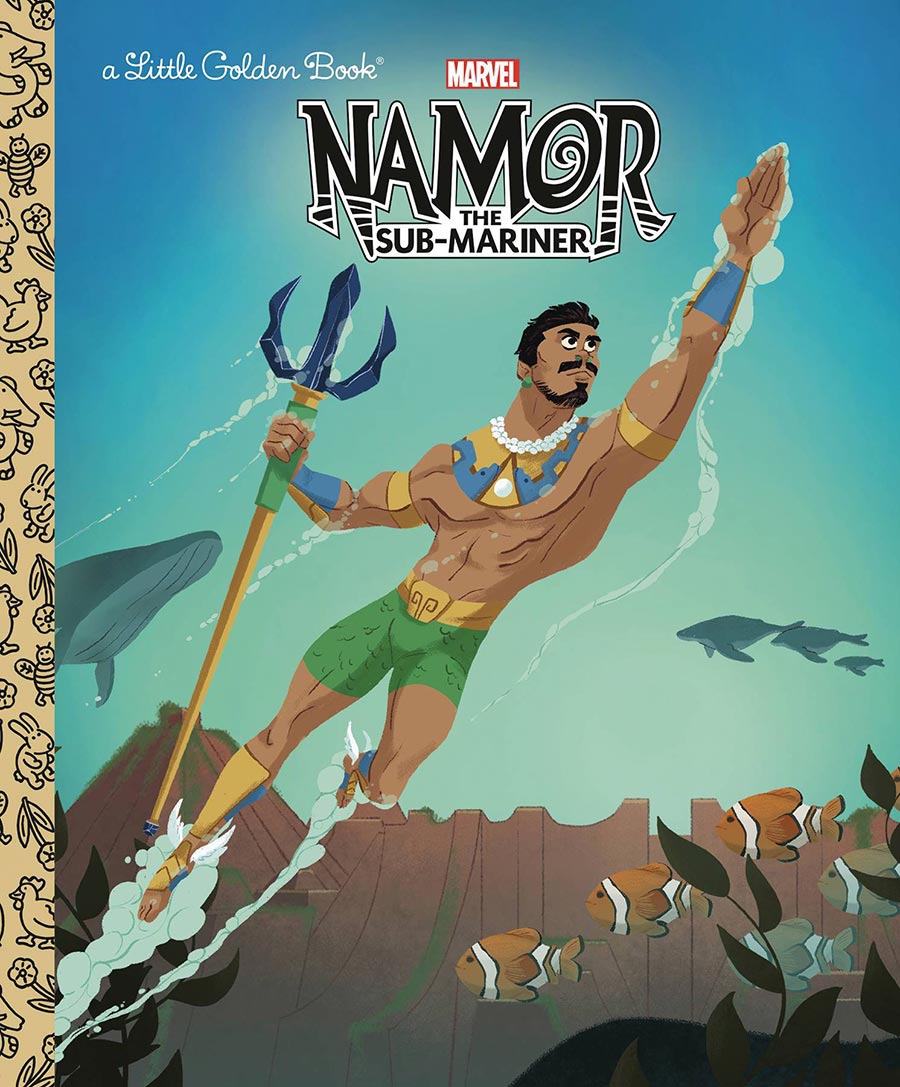 Namor The Sub-Mariner Little Golden Book HC