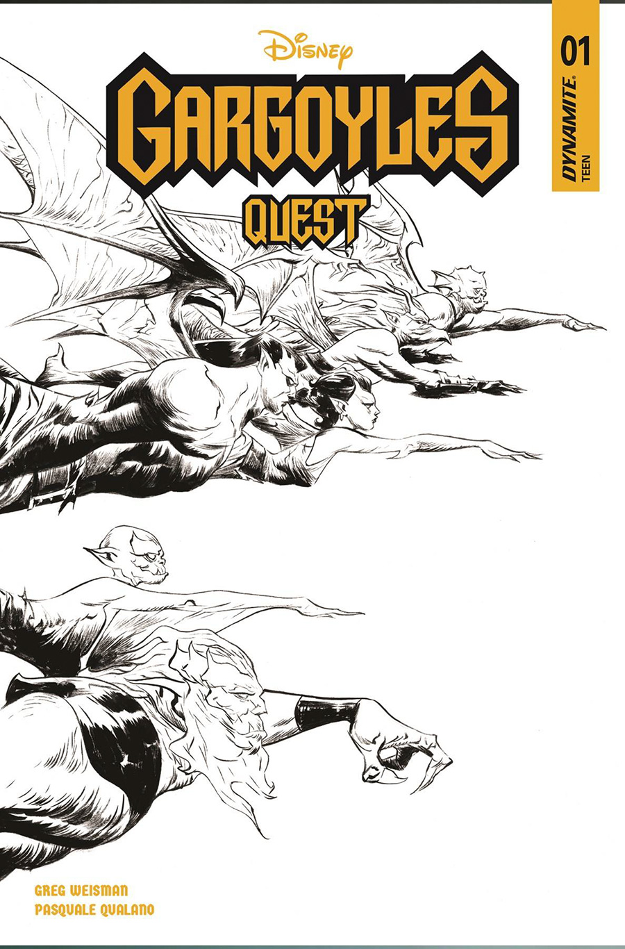 Gargoyles Quest #1 Cover G Incentive Jae Lee Line Art Cover