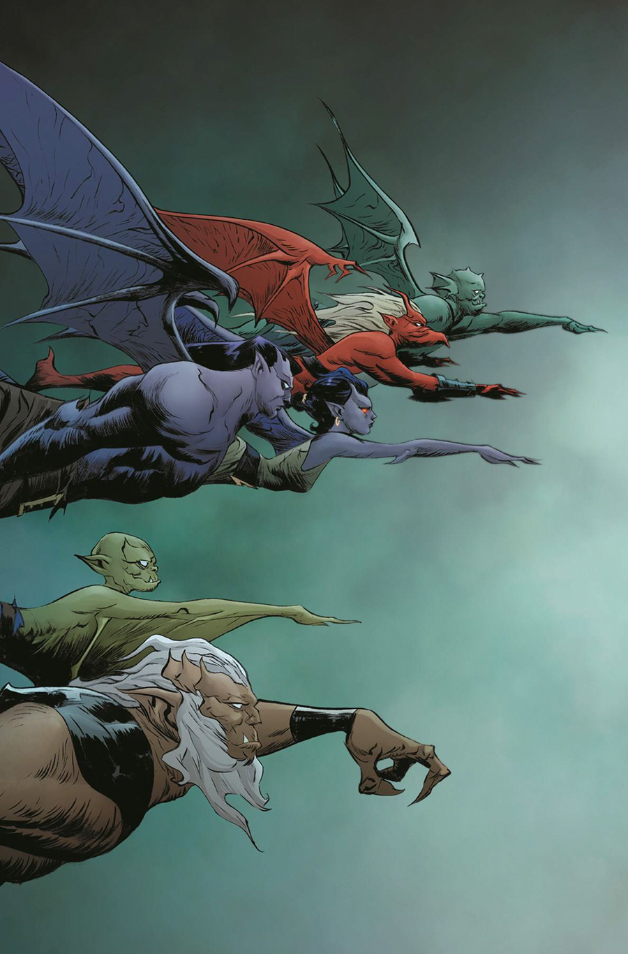 Gargoyles Quest #1 Cover I Incentive Jae Lee & June Chung Virgin Cover