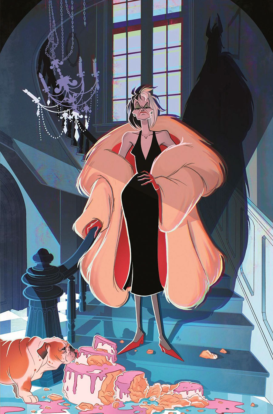 Disney Villains Cruella De Vil #2 Cover E Incentive Sweeney Boo Virgin Cover