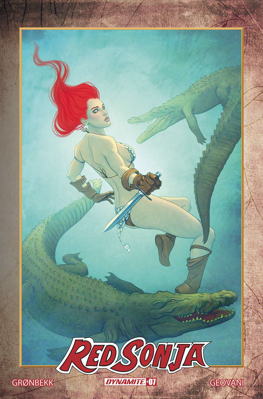 Red Sonja Vol 10 #7 Cover F Incentive Jenny Frison Modern Icon Variant Cover