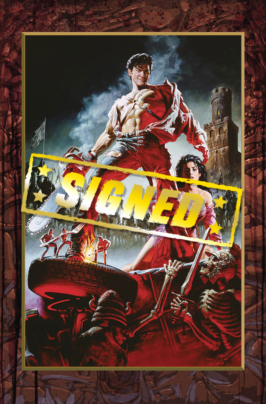 Army Of Darkness Forever #1 Cover U Movie Poster Art Virgin Foil Variant Cover Signed Edition