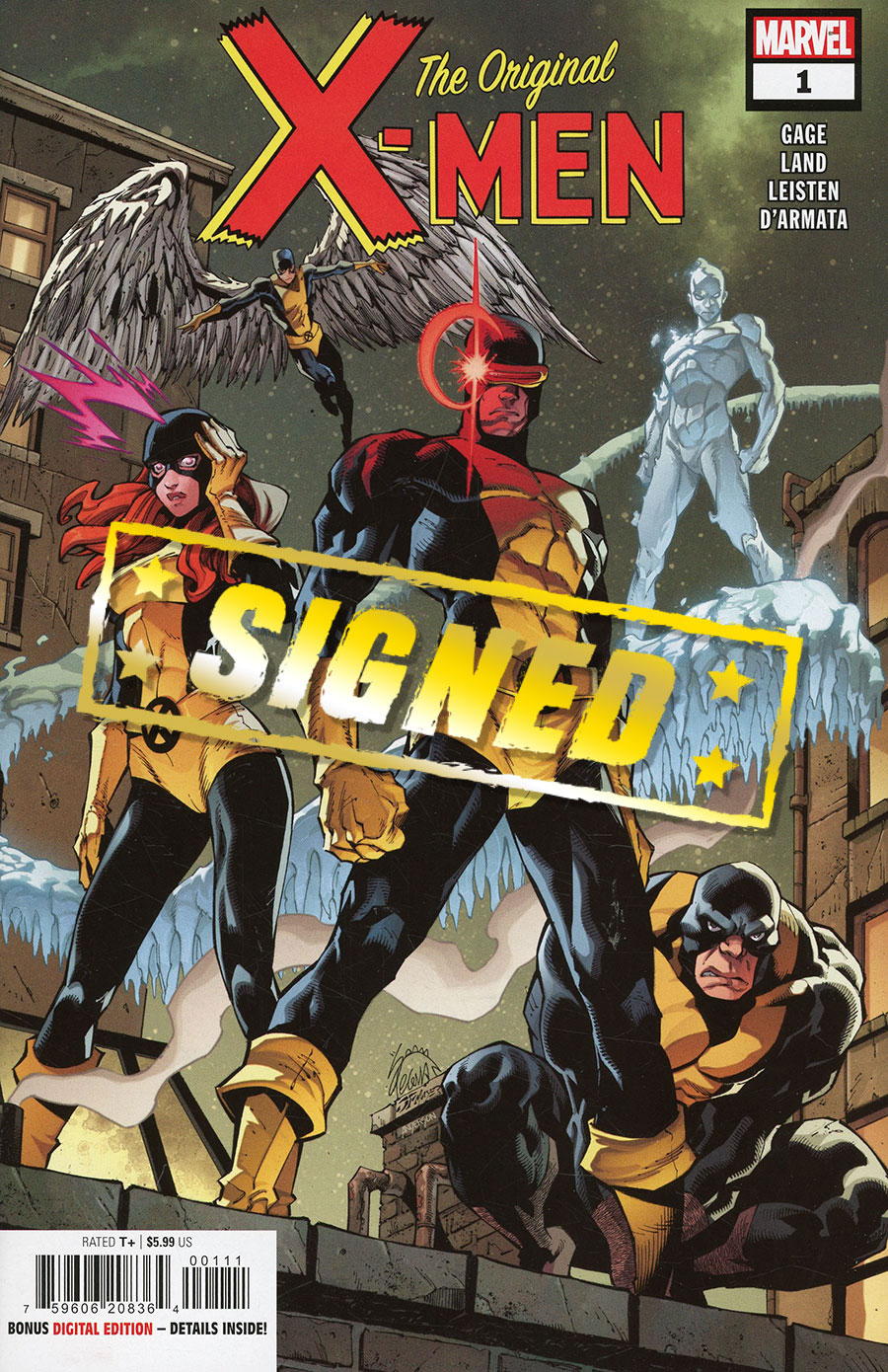 Original X-Men #1 (One Shot) Cover F DF Signed By Christos Gage