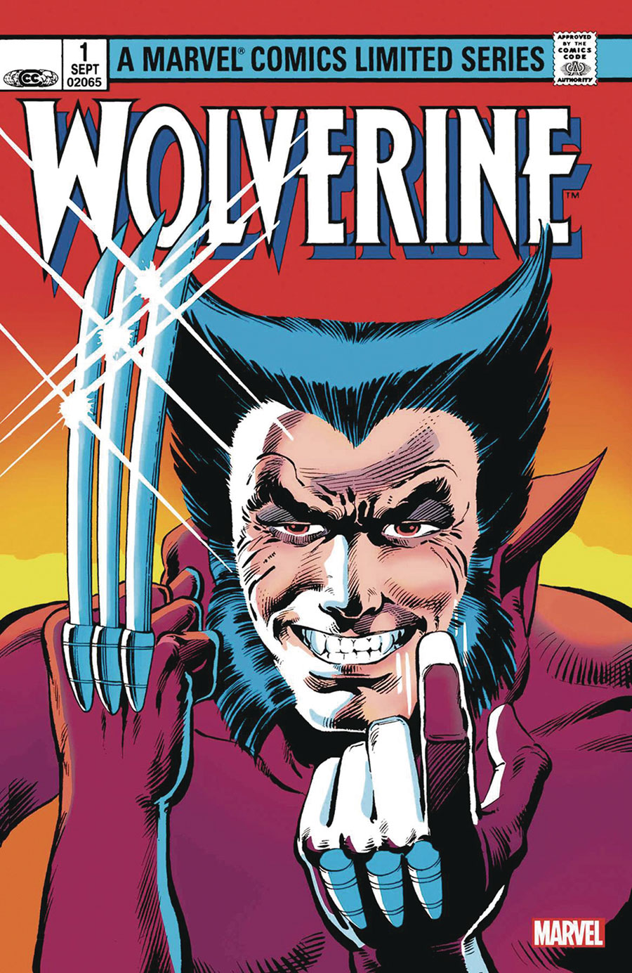 Wolverine By Claremont & Miller #1 Facsimile Edition Cover G DF Foil Variant Cover Signed By Frank Miller