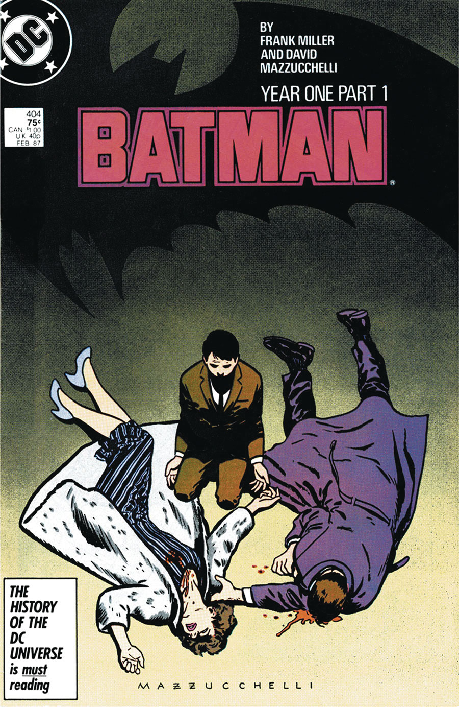 Batman #404 Cover I Facsimile Edition DF Signed By Frank Miller