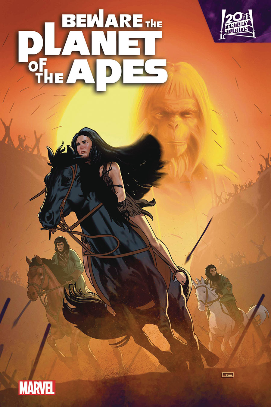 Beware The Planet Of The Apes #1 Cover F DF Signed By Marc Guggenheim
