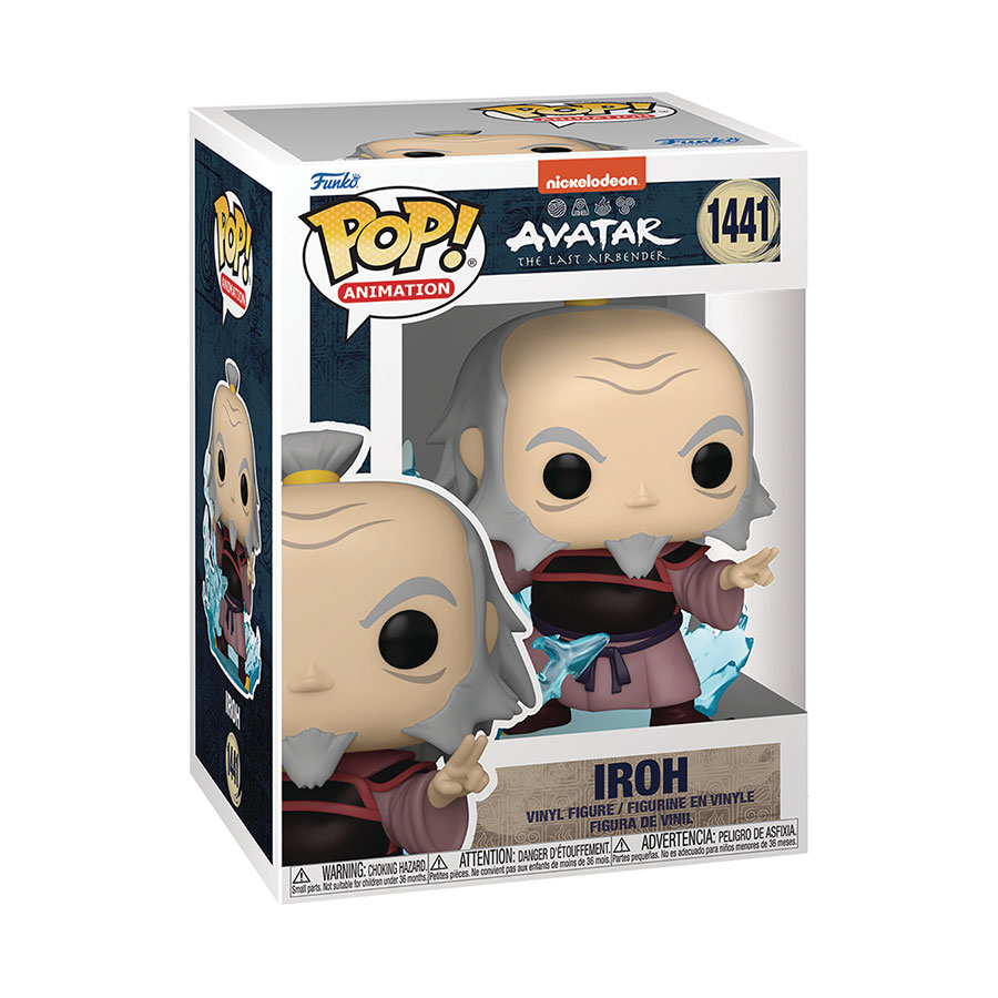 POP Animation Avatar The Last Airbender Iroh With Lightning Vinyl Figure