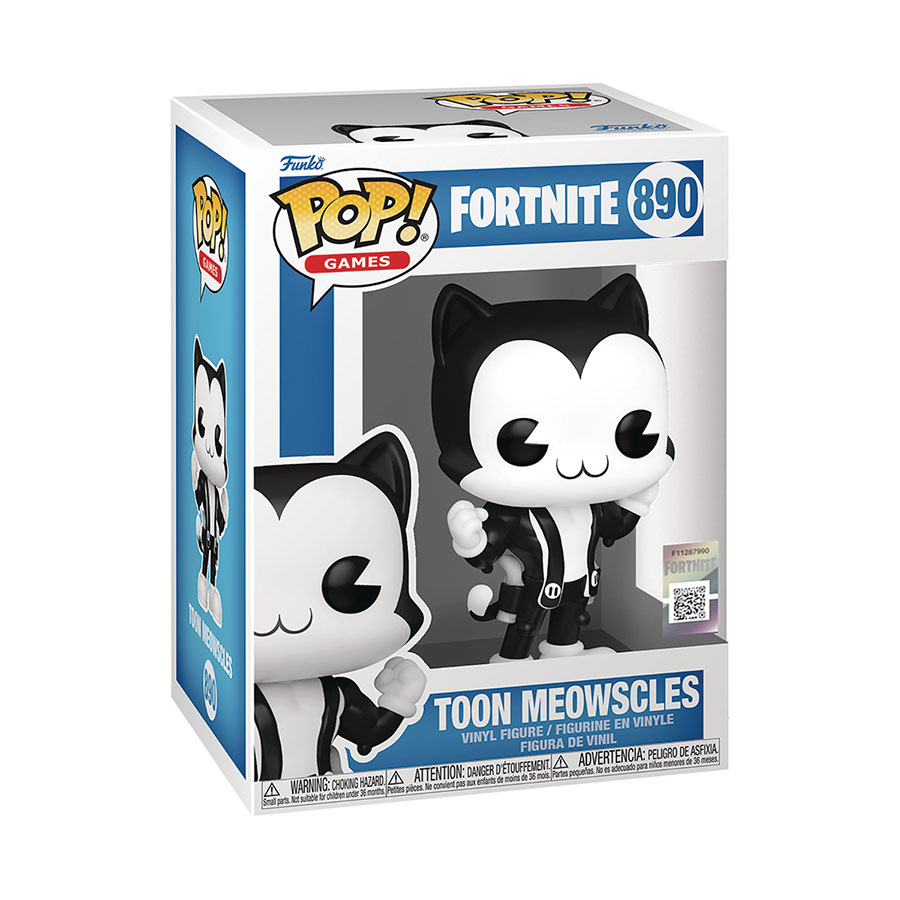 POP Games Fortnite Toon Meowscles Vinyl Figure