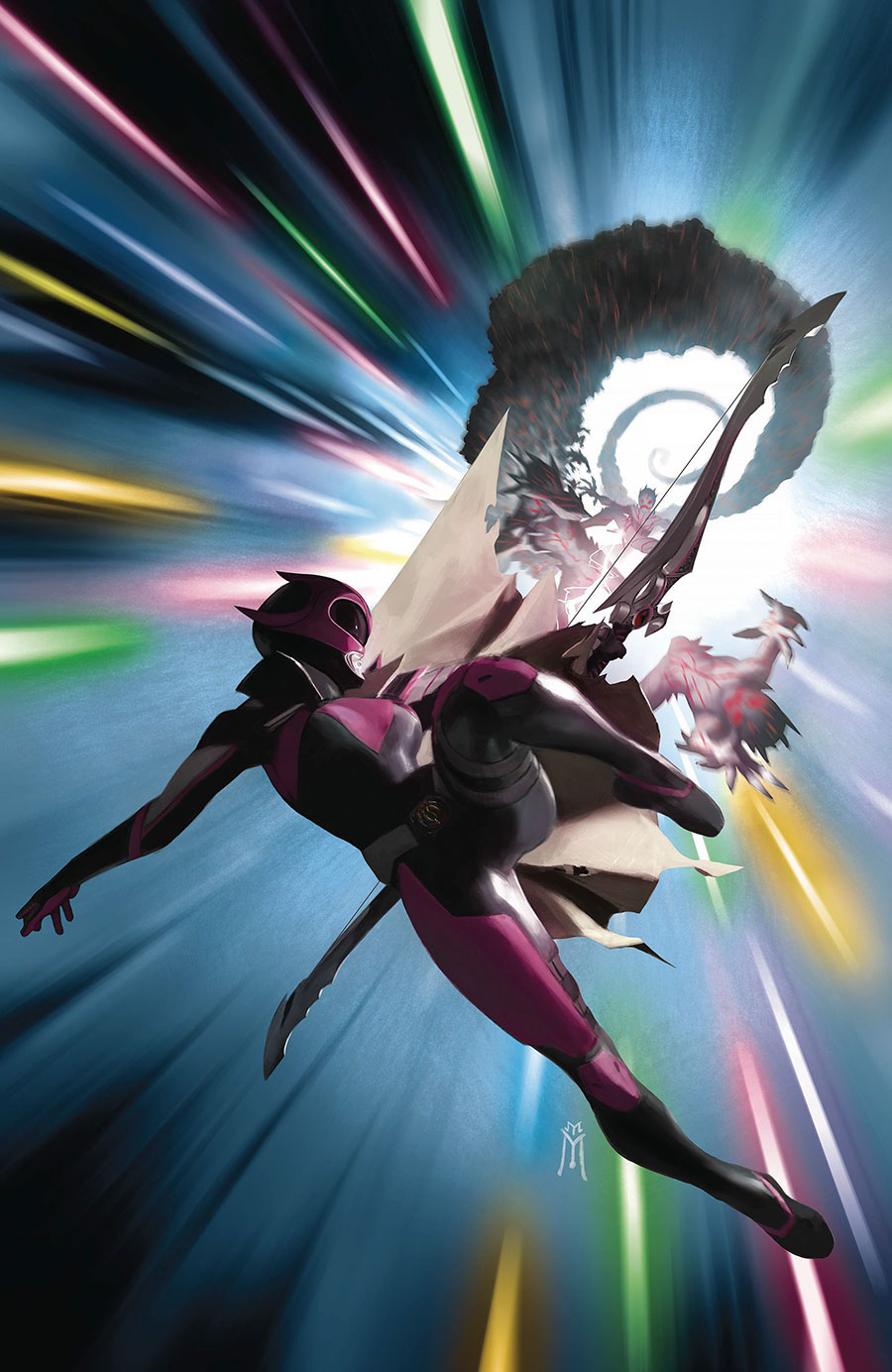 Power Rangers Unlimited Morphin Masters #1 (One Shot) Cover D Incentive Miguel Mercado Virgin Variant Cover