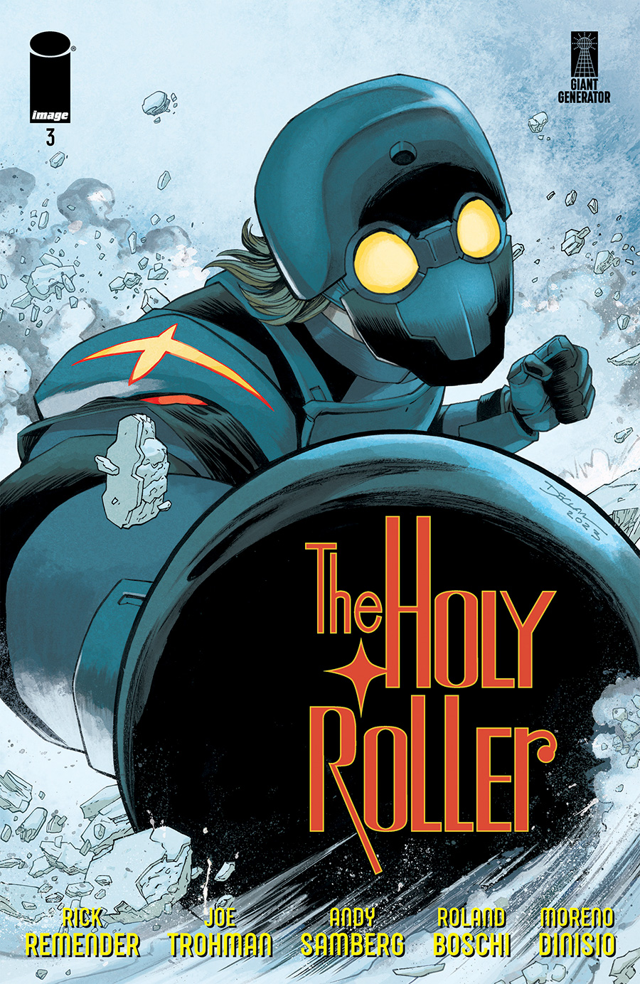 Holy Roller #3 Cover B Incentive Declan Shalvey Variant Cover