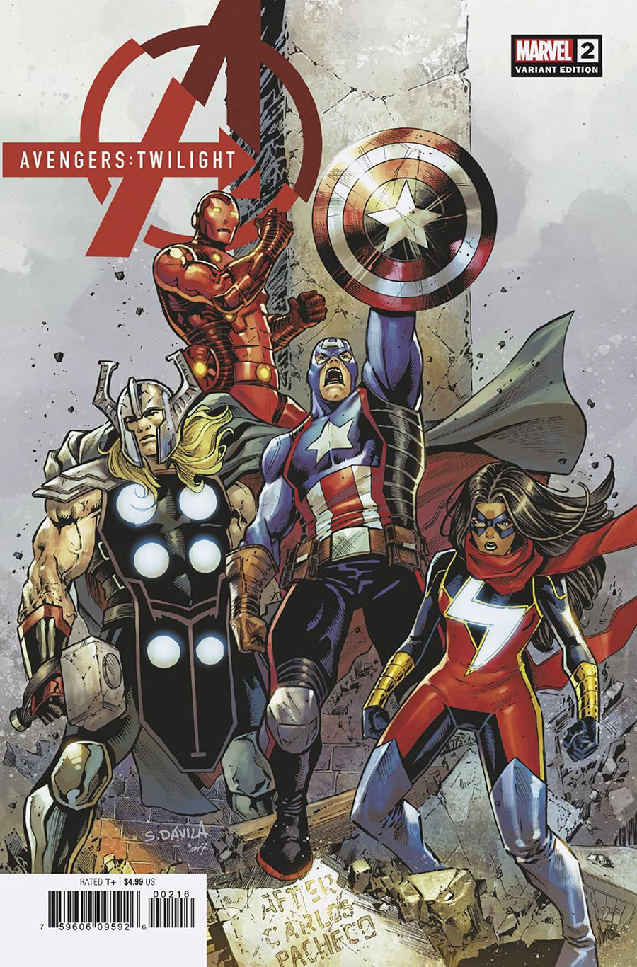 Avengers Twilight #2 Cover E Incentive Sergio Davila Variant Cover
