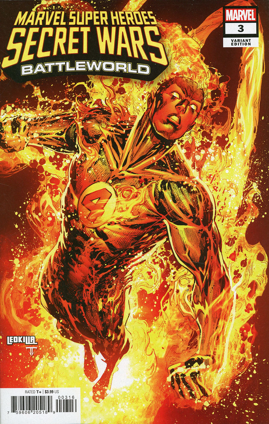 Marvel Super Heroes Secret Wars Battleworld #3 Cover F Incentive Ken Lashley Variant Cover