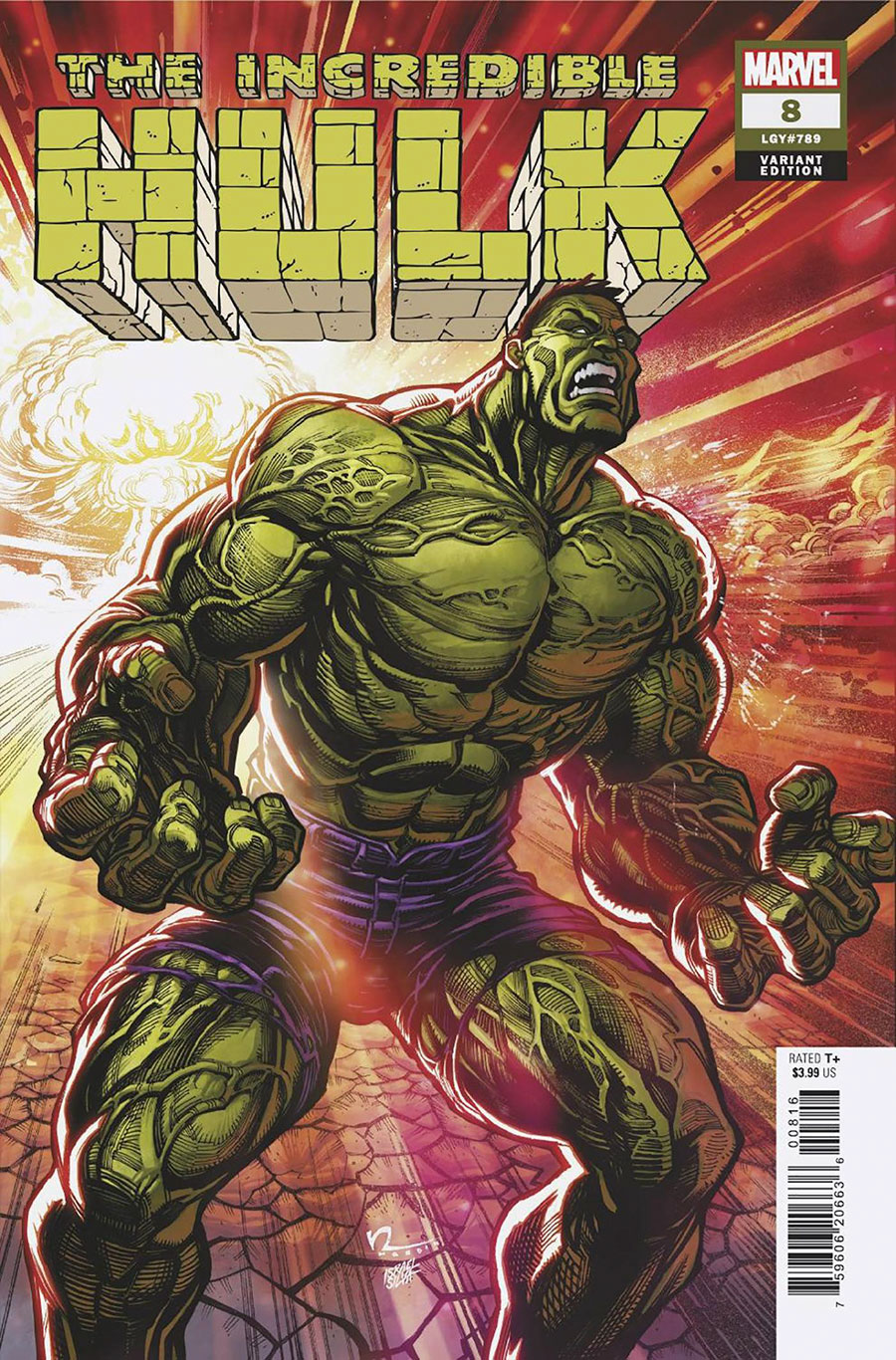 Incredible Hulk Vol 5 #8 Cover C Incentive Chad Hardin Variant Cover