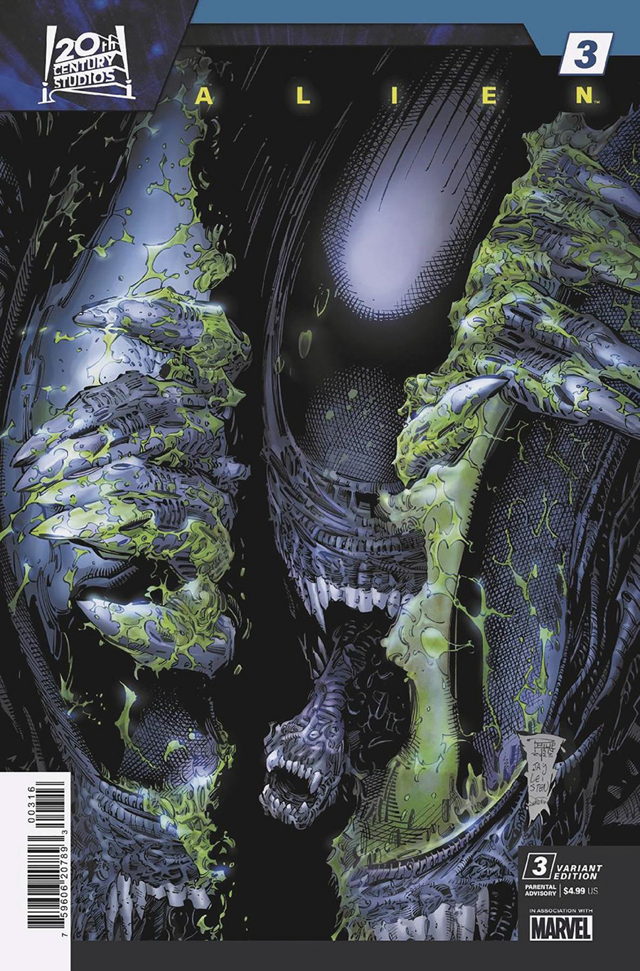 Alien Vol 4 #3 Cover C Incentive Philip Tan Variant Cover