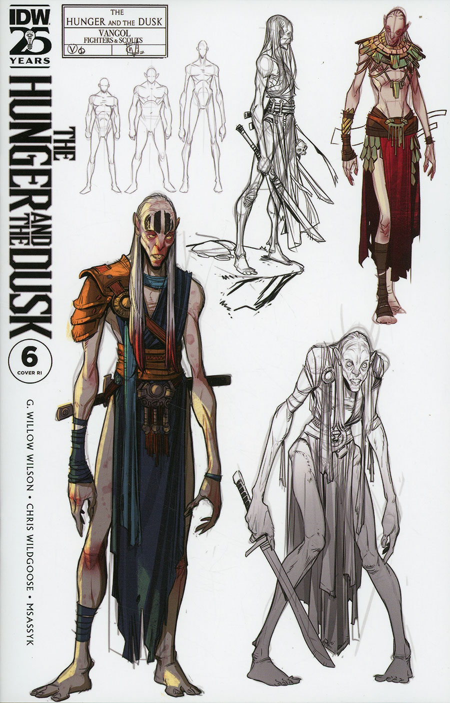 Hunger And The Dusk #6 Cover D Incentive Christian Wildgoose Sketch Cover