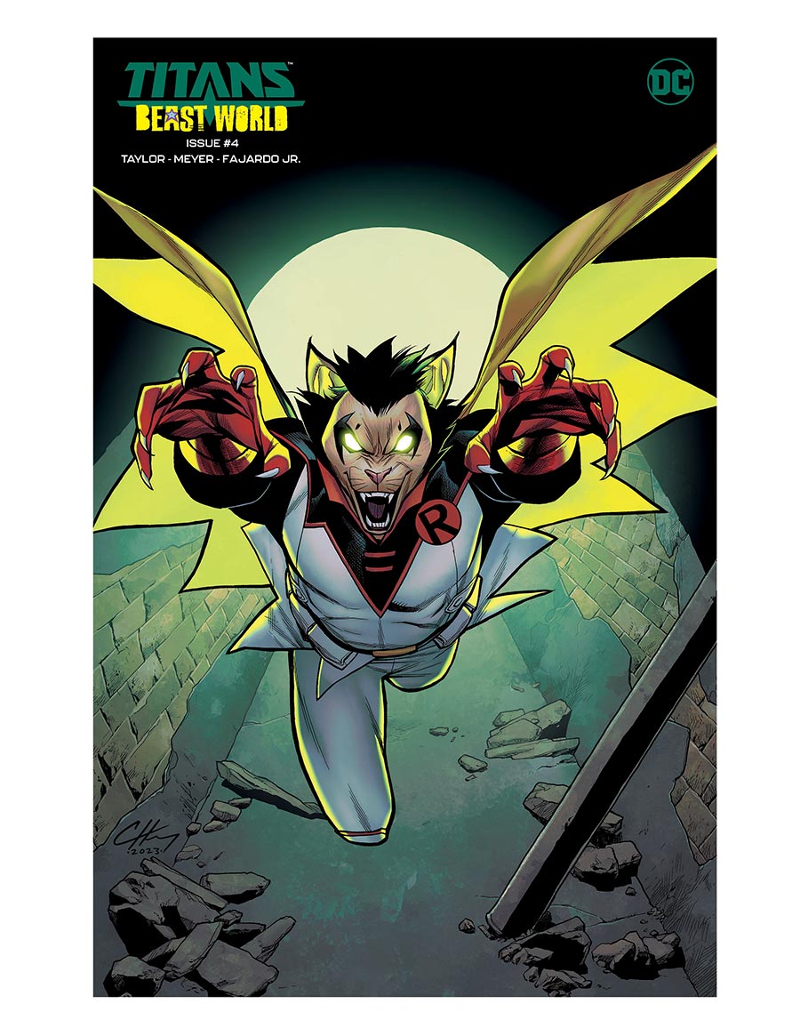 Titans Beast World #4 Cover D Variant Clayton Henry Lenticular Cover