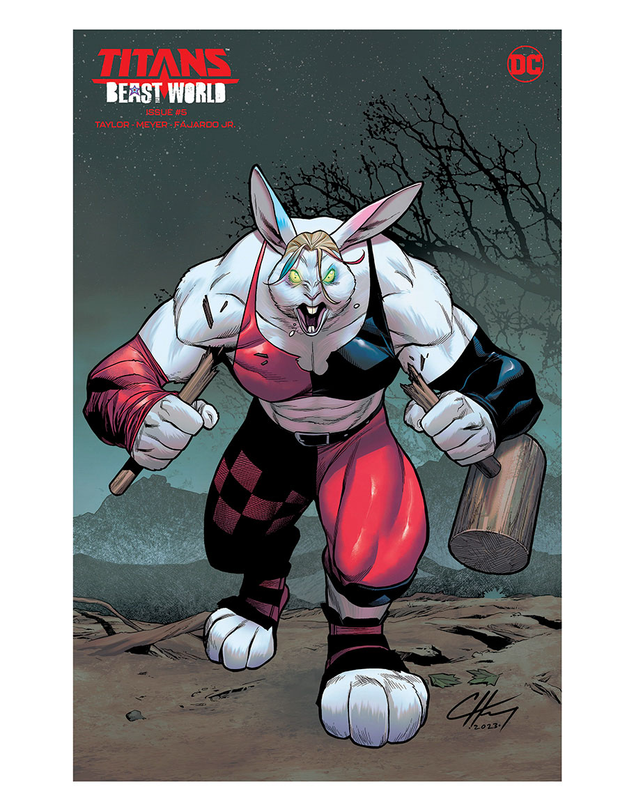 Titans Beast World #5 Cover D Variant Clayton Henry Lenticular Cover