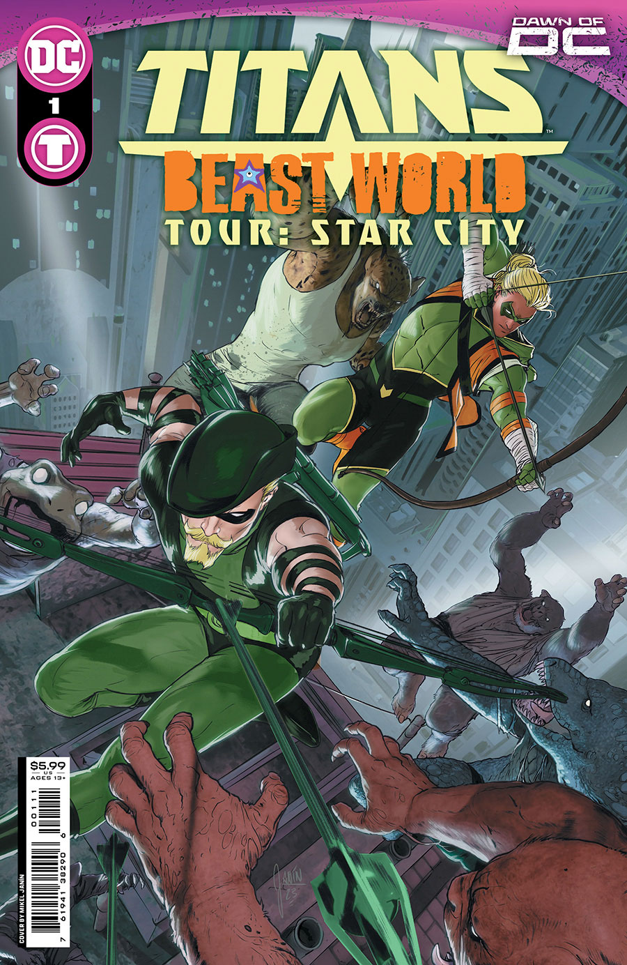 Titans Beast World Tour Star City #1 (One Shot) Cover A Regular Mikel Janin Cover