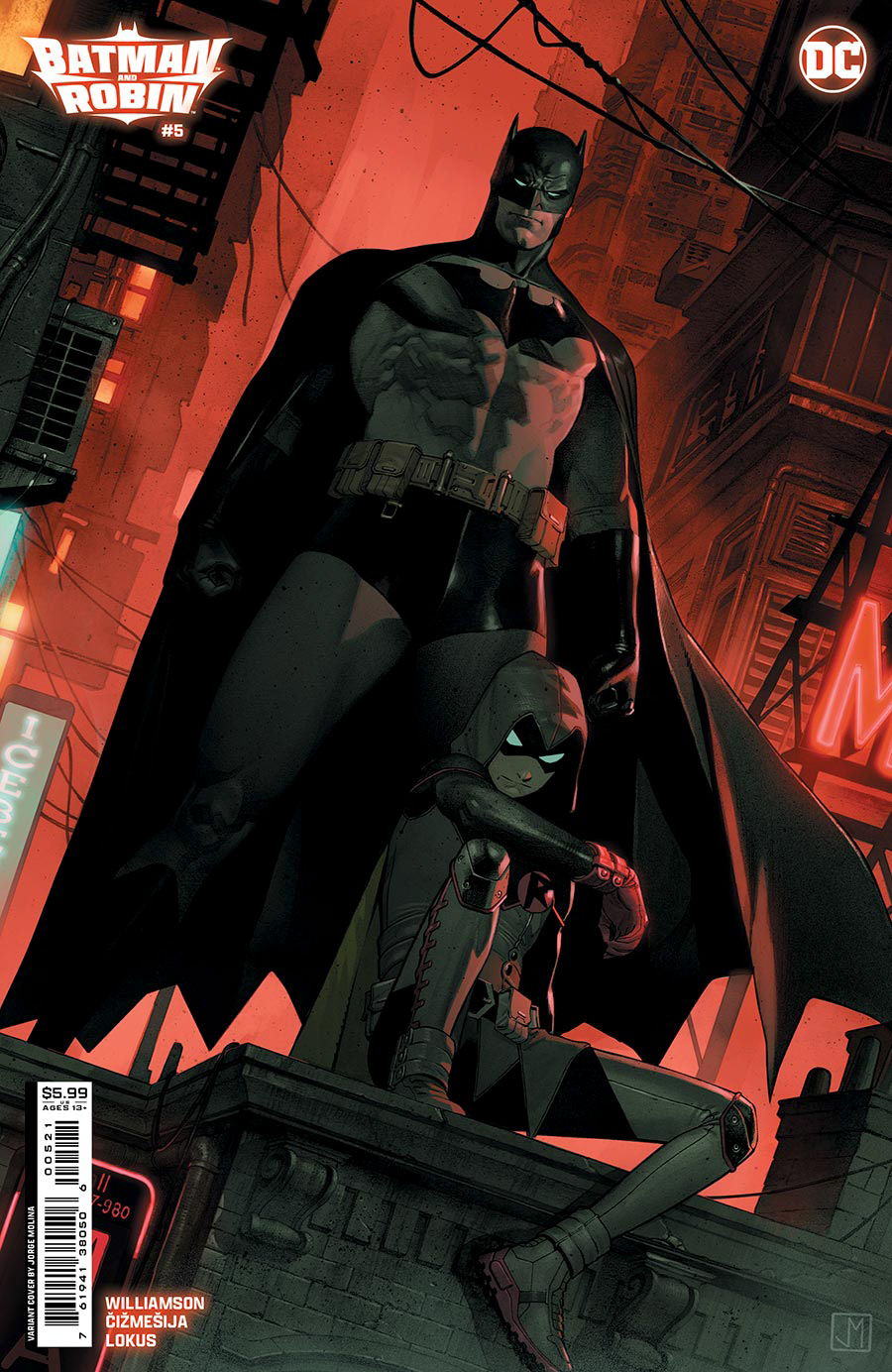 Batman And Robin Vol 3 #5 Cover B Variant Jorge Molina Card Stock Cover