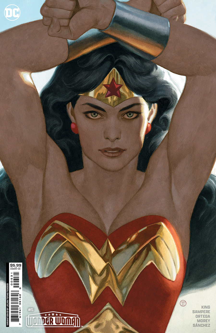 Wonder Woman Vol 6 #5 Cover C Variant Julian Totino Tedesco Card Stock Cover