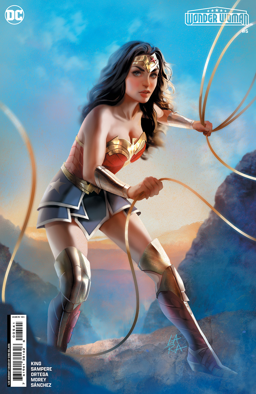 Wonder Woman Vol 6 #5 Cover D Incentive Cris Delara Card Stock Variant Cover