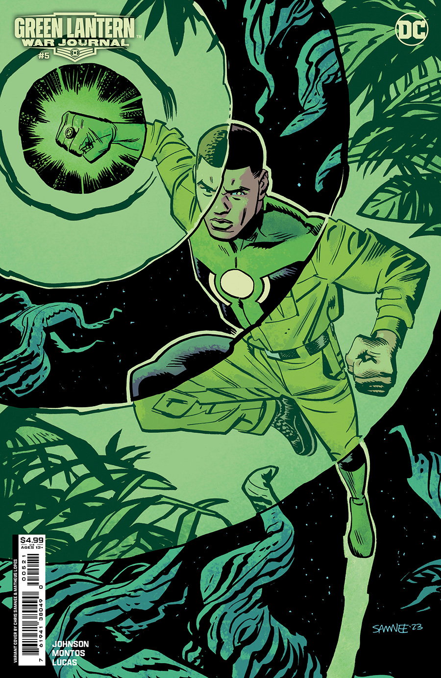 Green Lantern War Journal #5 Cover B Variant Chris Samnee Card Stock Cover
