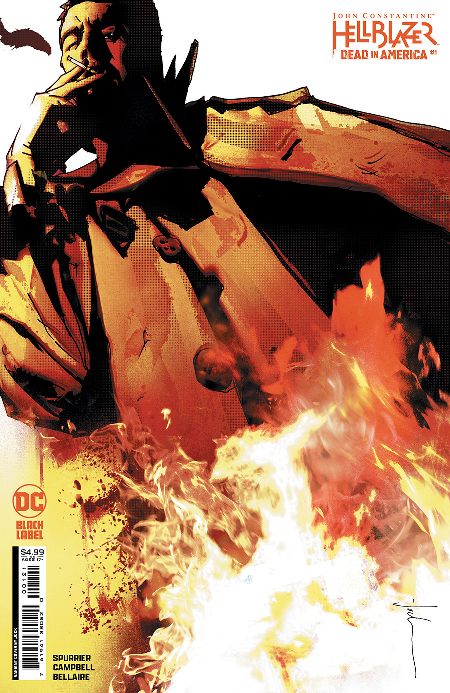 John Constantine Hellblazer Dead In America #1 Cover B Variant Jock Cover