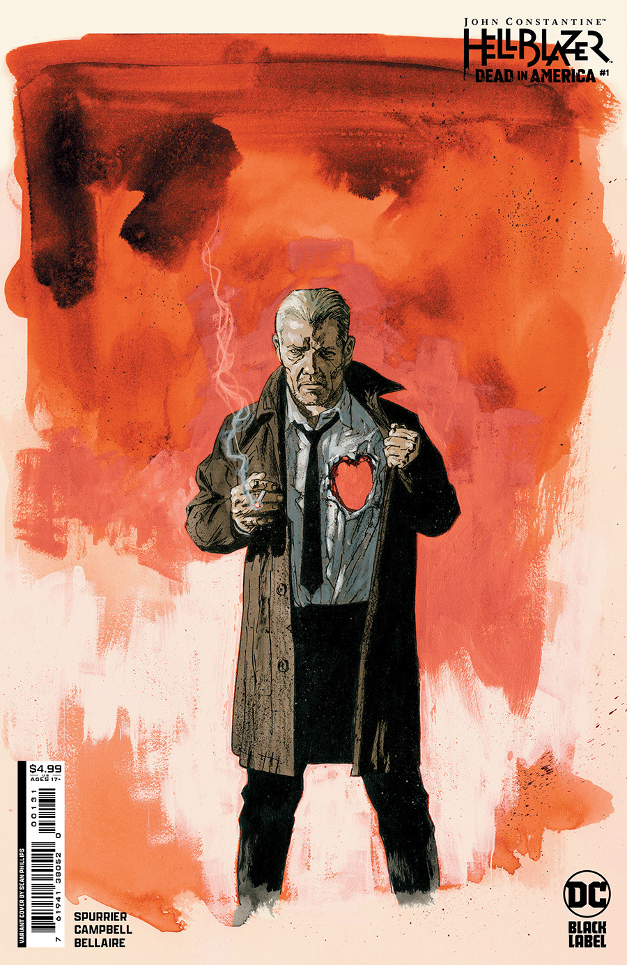 John Constantine Hellblazer Dead In America #1 Cover C Variant Sean Phillips Cover