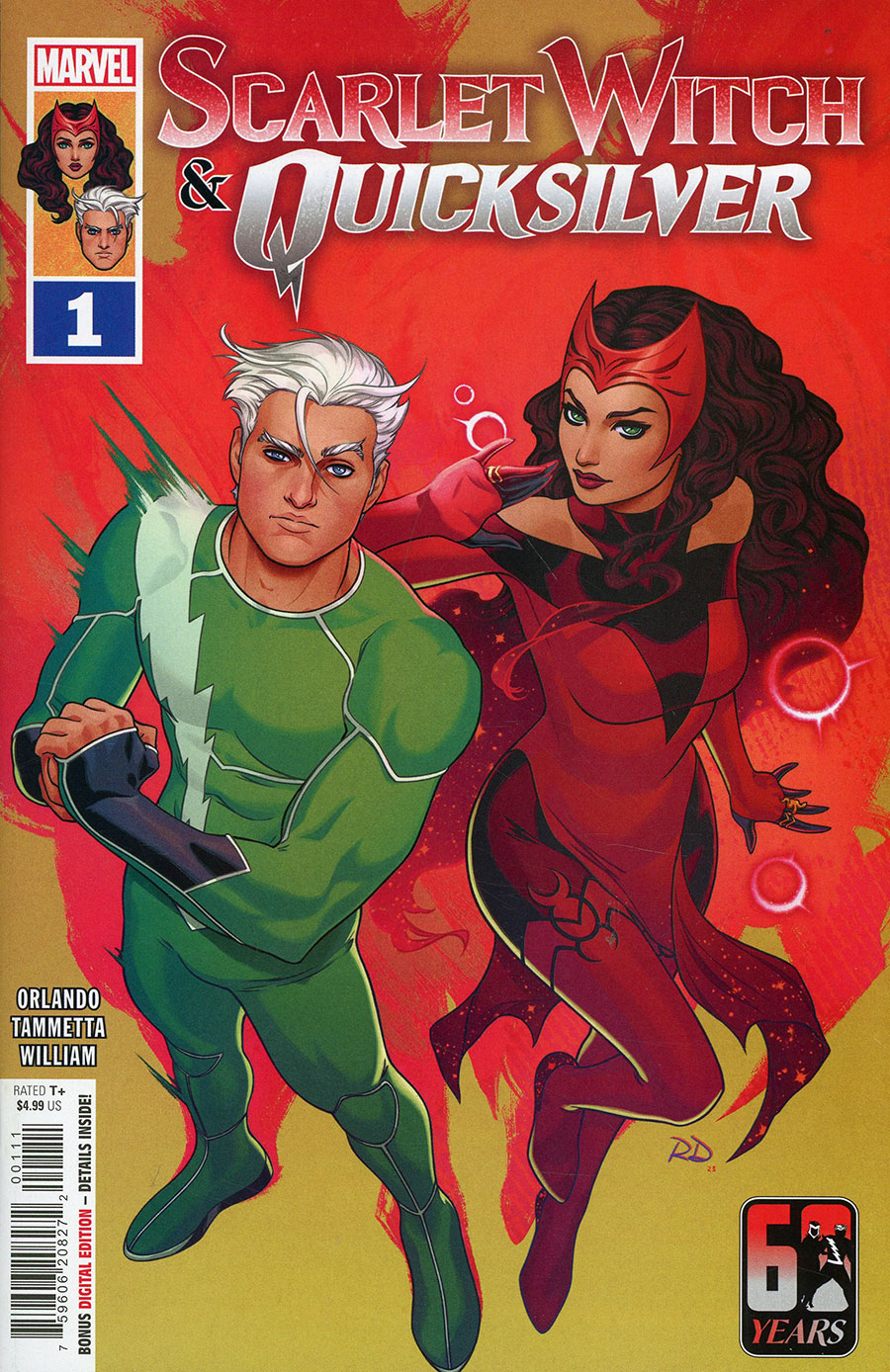 Scarlet Witch & Quicksilver #1 Cover A Regular Russell Dauterman Cover (Limit 1 Per Customer)