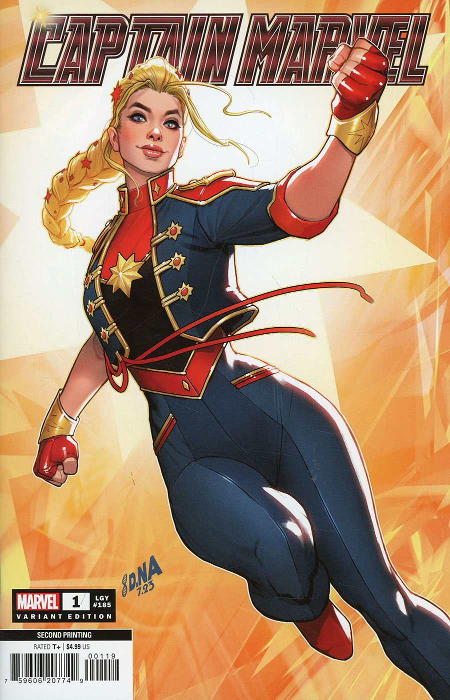 Captain Marvel Vol 10 #1 Cover L 2nd Ptg Incentive David Nakayama Variant Cover