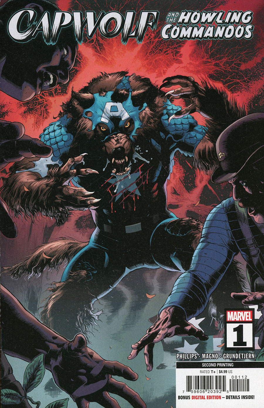 Capwolf And The Howling Commandos #1 Cover E 2nd Ptg Carlos Magno Variant Cover
