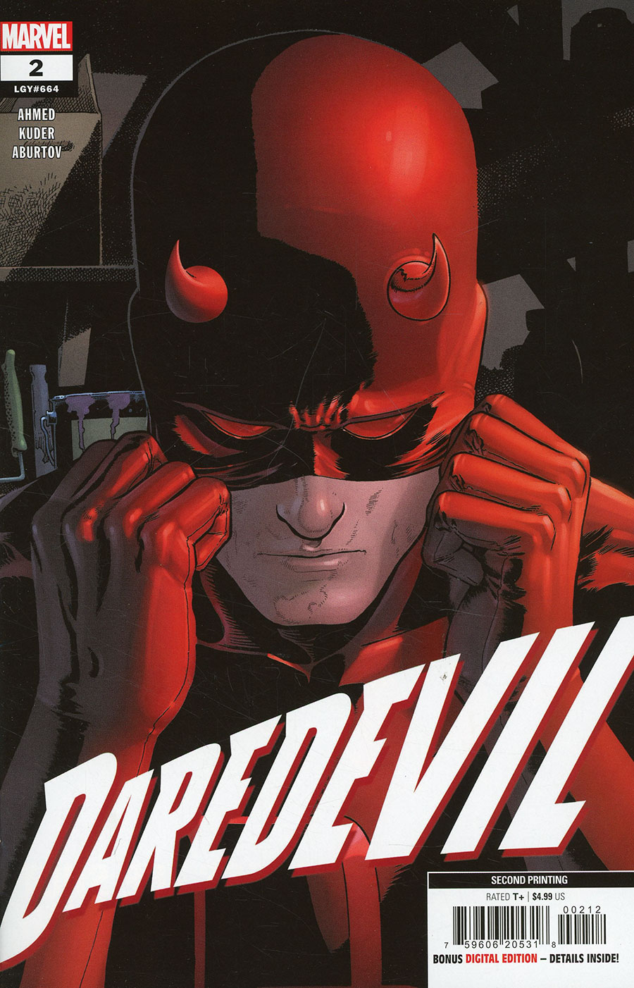 Daredevil Vol 8 #2 Cover F 2nd Ptg Aaron Kuder Variant Cover