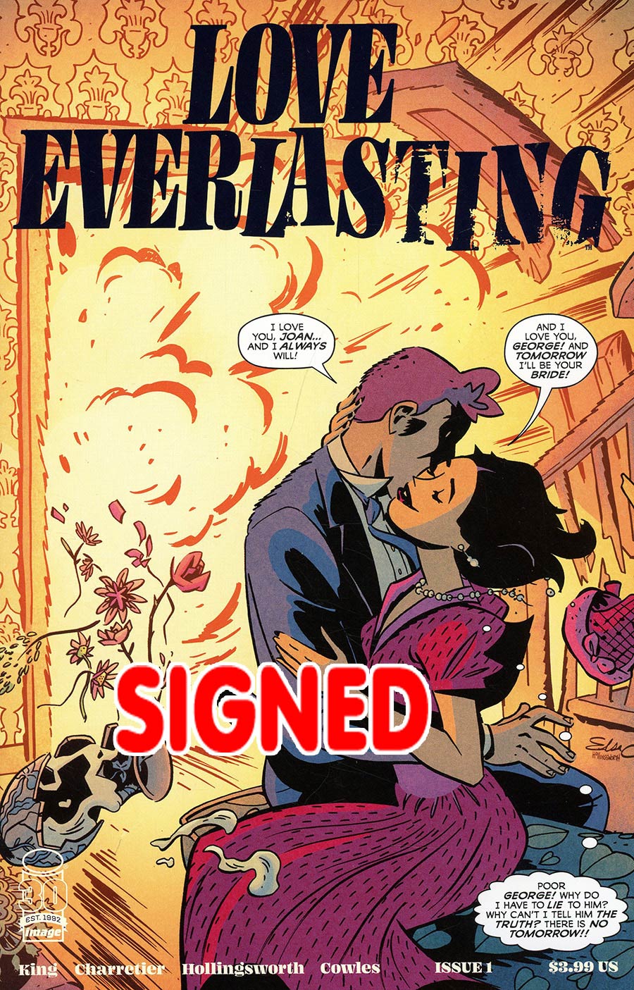 Love Everlasting #1 Cover K Regular Elsa Charretier Cover Signed By Tom King
