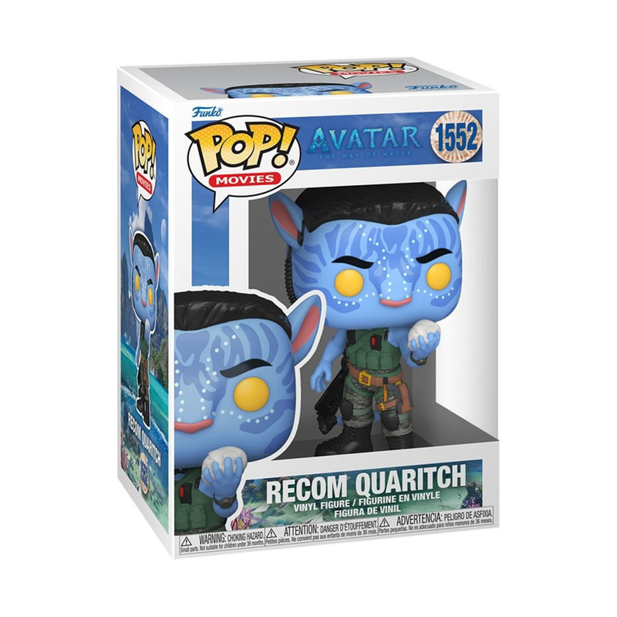 POP Movies Avatar The Way Of Water Recom Quaritch Viny Figure